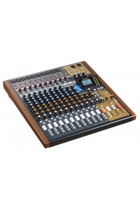 Obrázok pre Tascam MODEL 16 audio mixér 16 kanály/kanálů 20 - 30000 Hz Černá, Zlato, Dřevo
