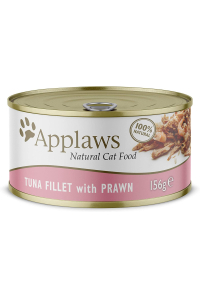 APPLAWS Natural Cat Food Tuna fillet with prawn - mokré krmivo pro kočky - 156g Obrázok pre APPLAWS Natural Cat Food Tuna fillet with prawn - mokré krmivo pro kočky - 156g