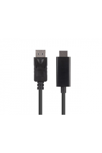 Obrázok pre Lanberg CA-DPHD-11CC-0030-BK kabelová redukce DisplayPort HDMI Černá