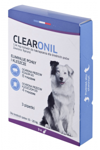 Obrázok pre FRANCODEX Clearonil Medium breed - kapky proti parazitům pro psy - 3 x 134 mg