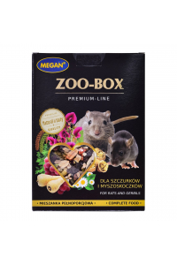 Obrázok pre MEGAN Zoo-Box  -  Krmivo pro krysy a pískomily - 550 g