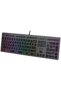 Obrázok pre A4Tech FSTYLER FX60H (Neon Backlit) klávesnice USB QWERTY Černá, Šedá