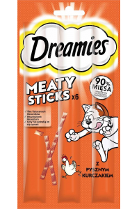Obrázok pre DREAMIES Meaty Sticks Chicken - pamlsek pro kočky - 30 g