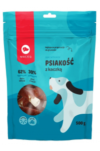 Obrázok pre MACED Duck wrapped thicker rawhide stick - žvýkačka pro psy - 500g