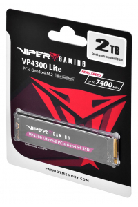 Obrázok pre Patriot Viper VP4300L M.2 PCI-Ex4 NVMe 2TB 7.2 / 6.