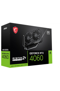 Obrázok pre MSI GeForce RTX 4060 VENTUS 2X BLACK 8G OC NVIDIA 8 GB GDDR6 DLSS 3