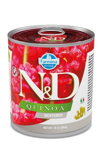 Obrázok pre FARMINA N&D Dog Quinoa Pork Neutered - vlhké krmivo pro psy - 285 g