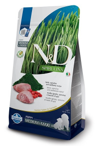 Obrázok pre FARMINA N&D Spirulina Lamb Puppy MED/MAXI - suché krmivo pro psy - 2 kg