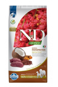 Obrázok pre FARMINA N&D Quinoa Dog Skin&Coat Venison&Coconut Adult Medium&Maxi - suché krmivo pro psy - 7 kg
