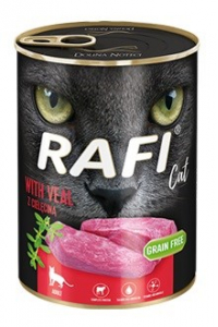 Obrázok pre DOLINA NOTECI Rafi Cat Adult with veal - mokré krmivo pro kočky - 400g