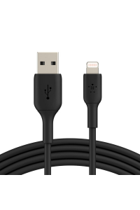 Obrázok pre BELKIN PVC USB KABEL USB-A - LIGHTNING, 1M, ČERNÝ