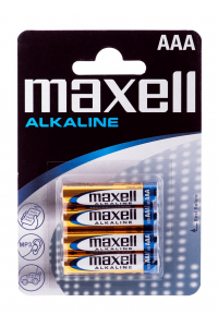 Obrázok pre Maxell Battery Alkaline LR-03 AAA 4-Pack Baterie na jedno použití Alkalický