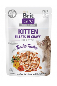 Obrázok pre BRIT Care Cat Kitten Tender Turkey Pouch - vlhké krmivo pro kočky - 85 g