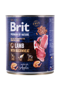 Obrázok pre BRIT Premium by Nature Lamb with Buckwheat - Mokré krmivo pro psy - 800 g