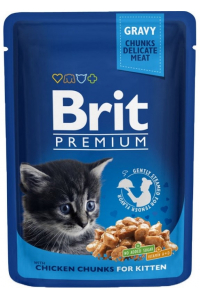 Obrázok pre BRIT Premium Cat Kitten Chicken - mokré krmivo pro kočky - 100g