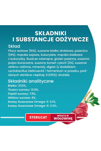 Obrázok pre PURINA One Bifensis Sterilcat Beef - suché krmivo pro kočky - 800 g