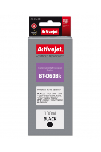 Obrázok pre Activejet AB-D60BK (náhradní inkoust Brother BT-D60BK; Supreme; 100 ml; černý)