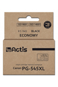 Obrázok pre Actis Inkoust KH-303BKR pro tiskárny Canon, náhrada za Canon PG-545XL; Supreme; 15 ml; 207 stran; černý. Tiskne o 15 % více než originální zařízení.