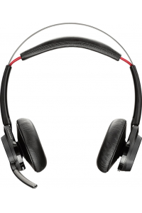 Obrázok pre POLY Voyager Focus UC Sluchátka s mikrofonem Bezdrátový Přes hlavu Kancelář / call centrum Bluetooth Černá