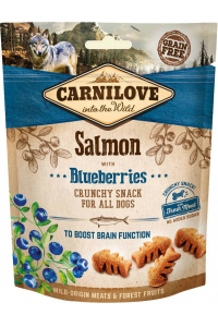 Obrázok pre CARNILOVE Fresh Crunchy Salmon+Blueberry pamlsek pro psy - 200 g