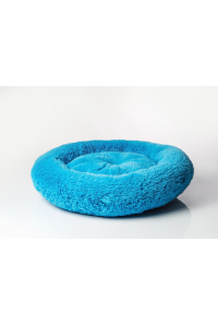Obrázok pre GO GIFT Shaggy blue L - pelíšek pro zvířata - 66 x 66 x 10 cm
