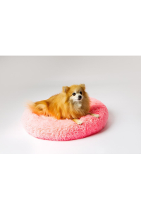 Obrázok pre GO GIFT Shaggy pink L - pelíšek pro domácí mazlíčky - 66 x 66 x 10 cm