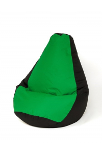 Obrázok pre Sako taška pouffe Pear černá a zelená XXL 140 x 100 cm