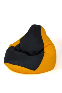 Obrázok pre Sako taška pouffe Pear žluto-černá XXL 140 x 100 cm