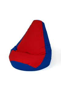 Obrázok pre Sako taška ve tvaru hrušky tmavě modro-červená XL 140 x 100 cm