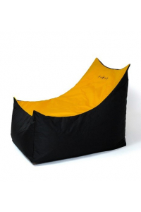 Obrázok pre Sako taška pouffe Tron černo-oranžová XXL 140 x 90 cm