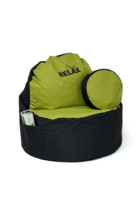 Obrázok pre Sako bag pouffe Coffee black-olive XXL 120 x 80 cm