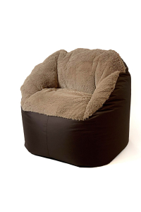 Obrázok pre Sako pytel pouffe Fluffy cappuccino XXL 140 x 90 cm