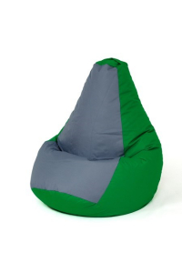 Obrázok pre Sako taška pouffe Pear zeleno-šedá XXL 140 x 100 cm