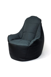 Obrázok pre Sako taška pouffe Boss black-graphite XXL 140 x 90 cm