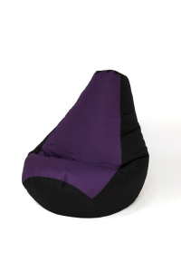 Obrázok pre Sako taška pouffe Pear černo-fialová L 105 x 80 cm