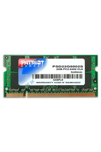 Obrázok pre Patriot Memory DDR2 2GB CL5 PC2-6400 (800MHz) SODIMM paměťový modul