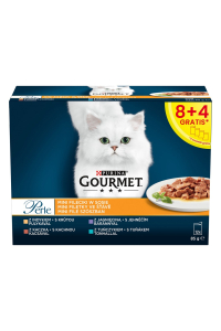 Obrázok pre PURINA  Gourmet Perle Duck, turkey, lamb, tuna - mokré krmivo pro kočky - 12x85 g