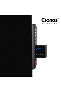 Obrázok pre Skleněný infrazářič Cronos Synthelith CRG-720TWP 720 W černý s Wi-Fi a dálkovým ovládáním