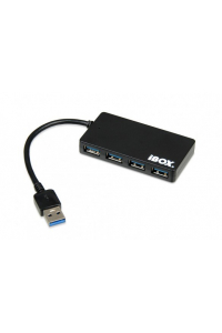 Obrázok pre iBox IUH3F56 rozbočovač rozhraní USB 3.2 Gen 1 (3.1 Gen 1) Type-A 5000 Mbit/s Černá