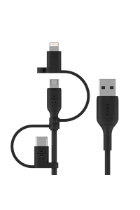 Obrázok pre Belkin BOOST CHARGE USB kabel 1 m USB A USB C/Micro-USB B/Lightning Černá