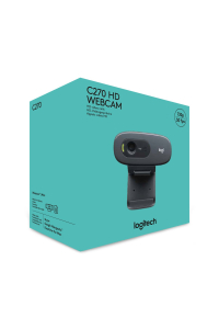 Obrázok pre Logitech 960-001063 webkamera 3 MP 1280 x 720 px USB Šedá, Tmavě šedá