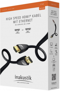 Obrázok pre in-akustik Star II HDMI kabel m. Ethernet 1,5 m