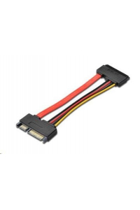 Obrázok pre PREMIUMCORD KABEL SATA + NAPÁJENÍ PRODLUŽOVACÍ K HDD, 15CM