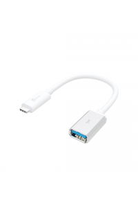 Obrázok pre Adaptér j5create USB-C 3.1 na adaptér Type-A (USB-C m - USB3.1 f 10cm; barva bílá) JUCX05-N