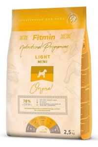 Obrázok pre FITMIN Light Mini Original - suché krmivo pro psy - 2,5 kg