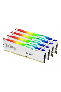 Obrázok pre Kingston Technology FURY Beast RGB paměťový modul 128 GB 4 x 32 GB DDR5