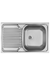 Obrázok pre Steel sink 1-bowl with left drainer ZM5 311L