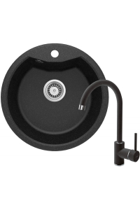Obrázok pre Granite sink with 1-bowl faucet