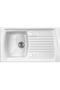 Obrázok pre 1-bowl ceramic sink with drainer