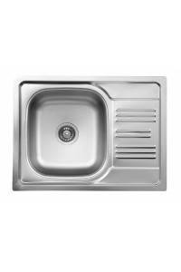 Obrázok pre 1-bowl steel sink with drainer